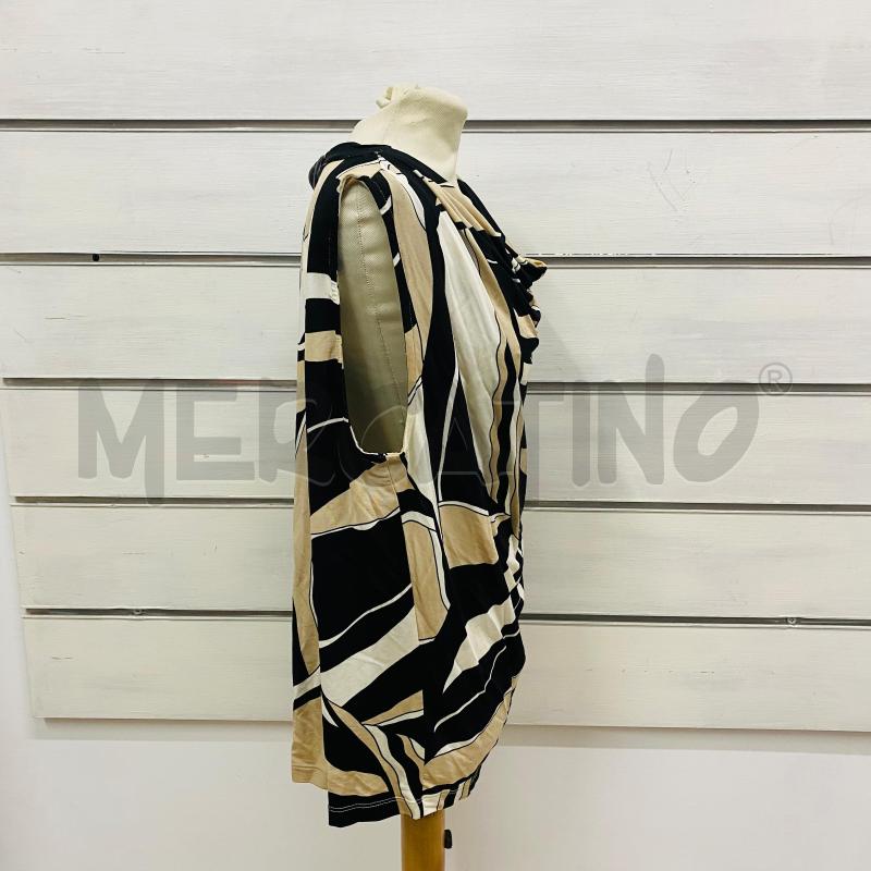 CANOTTA DONNA MARELLA DISEGNO BEIGE NERO  | Mercatino dell'Usato Lago patria - giugliano in c. 3