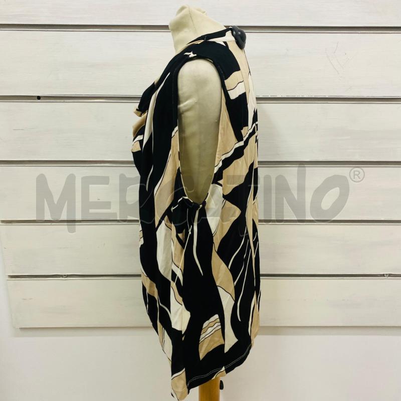 CANOTTA DONNA MARELLA DISEGNO BEIGE NERO  | Mercatino dell'Usato Lago patria - giugliano in c. 5