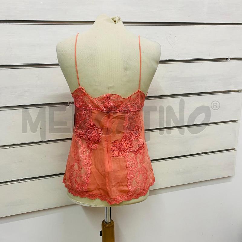 CANOTTA DONNA PINKO ROSASALMONE PERLINE MERLETTO  | Mercatino dell'Usato Lago patria - giugliano in c. 5
