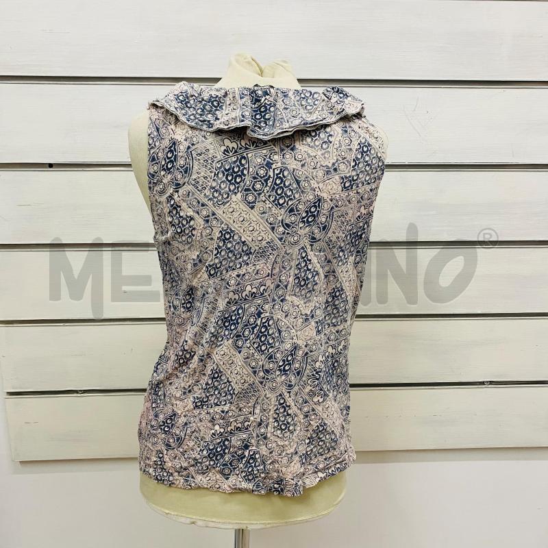 CANOTTA DONNA RALPH LAUREN ROSA DISEGNI BLU VOLAN | Mercatino dell'Usato Lago patria - giugliano in c. 4