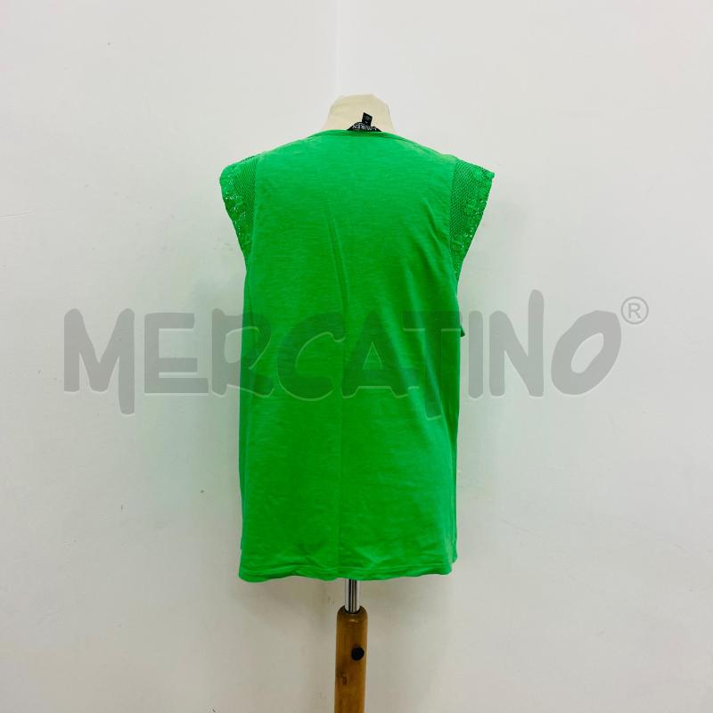 CANOTTA DONNA RALPH LAUREN VERDE RICAMO MANICA | Mercatino dell'Usato Lago patria - giugliano in c. 2