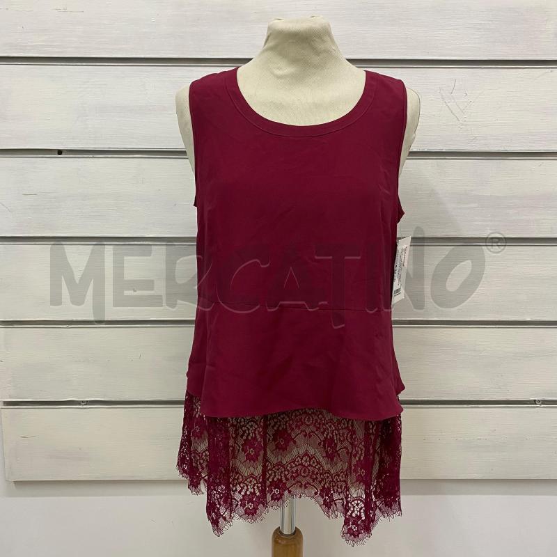CANOTTA DONNA TWIN-SET BOEDEOUX MERLETTO  | Mercatino dell'Usato Lago patria - giugliano in c. 1