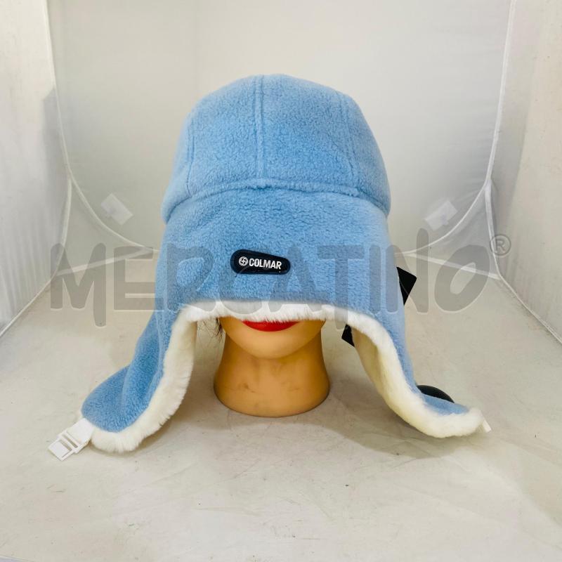 CAPPELLO COLMAR AZZURRO NEVE PELLICCETTA PANNA | Mercatino dell'Usato Lago patria - giugliano in c. 1