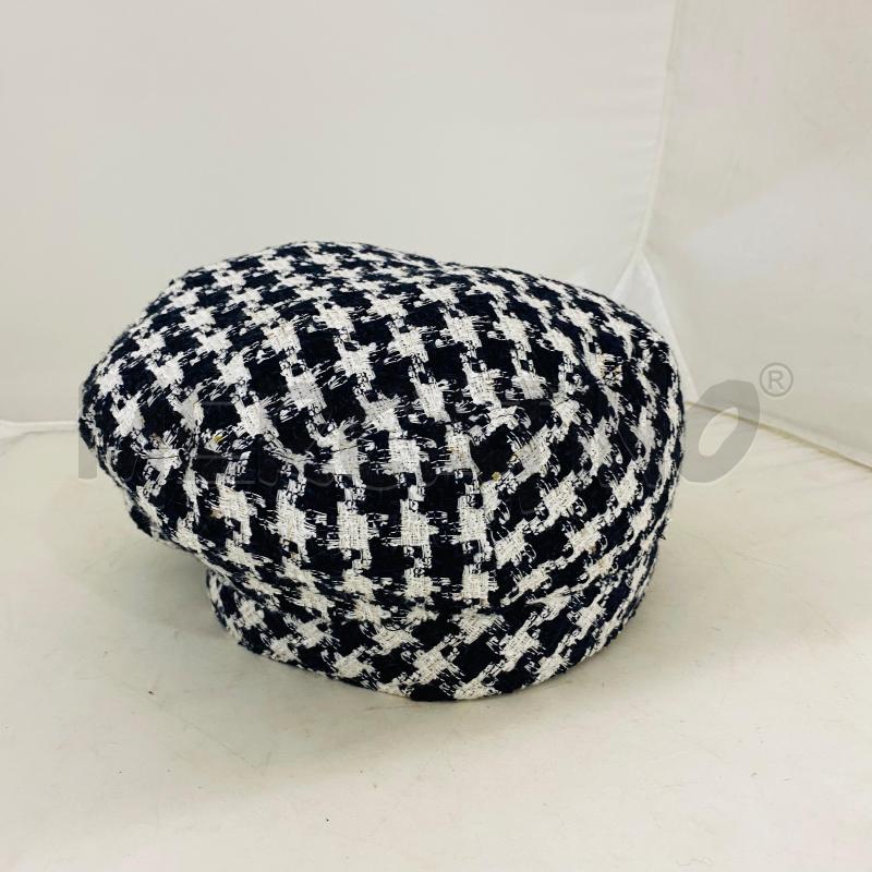 CAPPELLO DONNA LUISASPAGNOLI PIED DE POULE BIANCO E NERO | Mercatino dell'Usato Lago patria - giugliano in c. 5