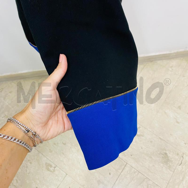 CAPPOTTO DONNA REVISE MODELLO UOVO METÀ NERO METÀ BLUETTE | Mercatino dell'Usato Lago patria - giugliano in c. 5