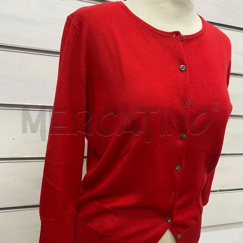 CARDIGAN DONNA MALIPARMI ROSSO  | Mercatino dell'Usato Lago patria - giugliano in c. 2