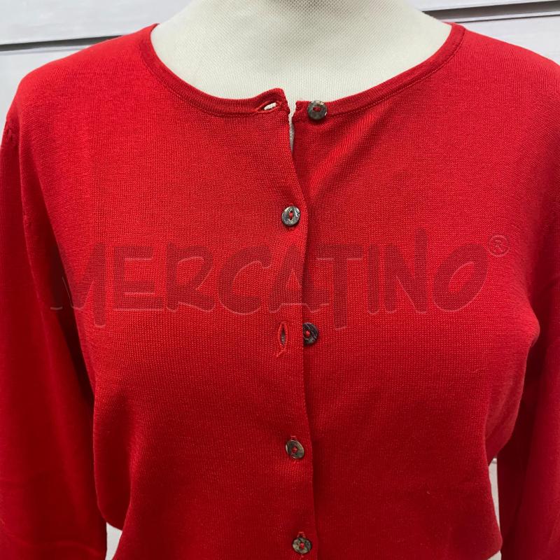 CARDIGAN DONNA MALIPARMI ROSSO  | Mercatino dell'Usato Lago patria - giugliano in c. 4