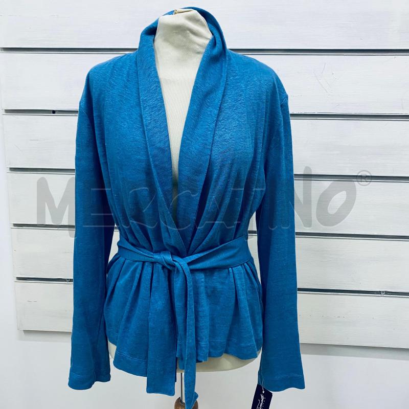 CARDIGAN DONNA NIU FILO AZZURRO CARTA DA ZUCCHERO | Mercatino dell'Usato Lago patria - giugliano in c. 1