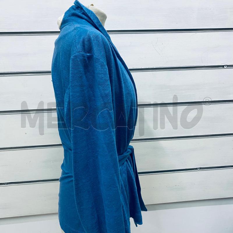 CARDIGAN DONNA NIU FILO AZZURRO CARTA DA ZUCCHERO | Mercatino dell'Usato Lago patria - giugliano in c. 2