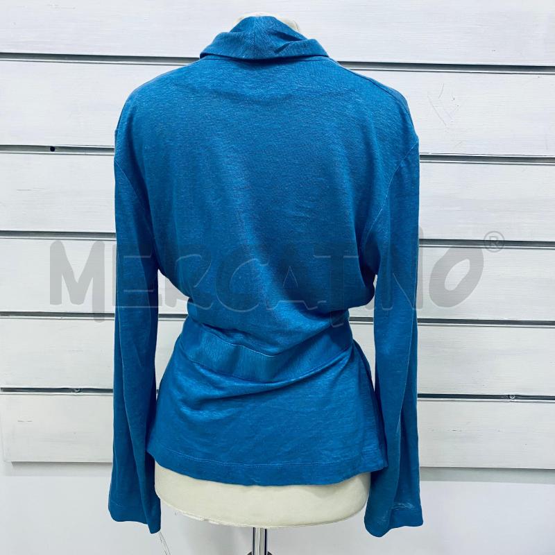 CARDIGAN DONNA NIU FILO AZZURRO CARTA DA ZUCCHERO | Mercatino dell'Usato Lago patria - giugliano in c. 3