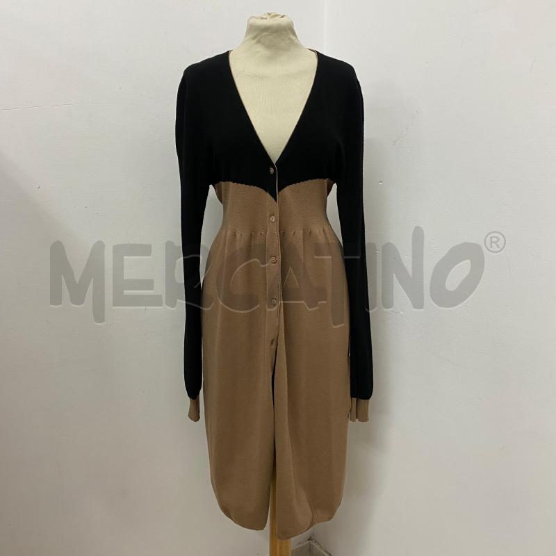 CARDIGAN DONNA TWIN SET SIMONA BARBIERI NERO E BISCOTTO  | Mercatino dell'Usato Lago patria - giugliano in c. 1