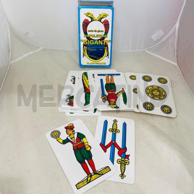 CARTE DA GIOCO NAPOLETANE GIGANTI | Mercatino dell'Usato Lago patria - giugliano in c. 1