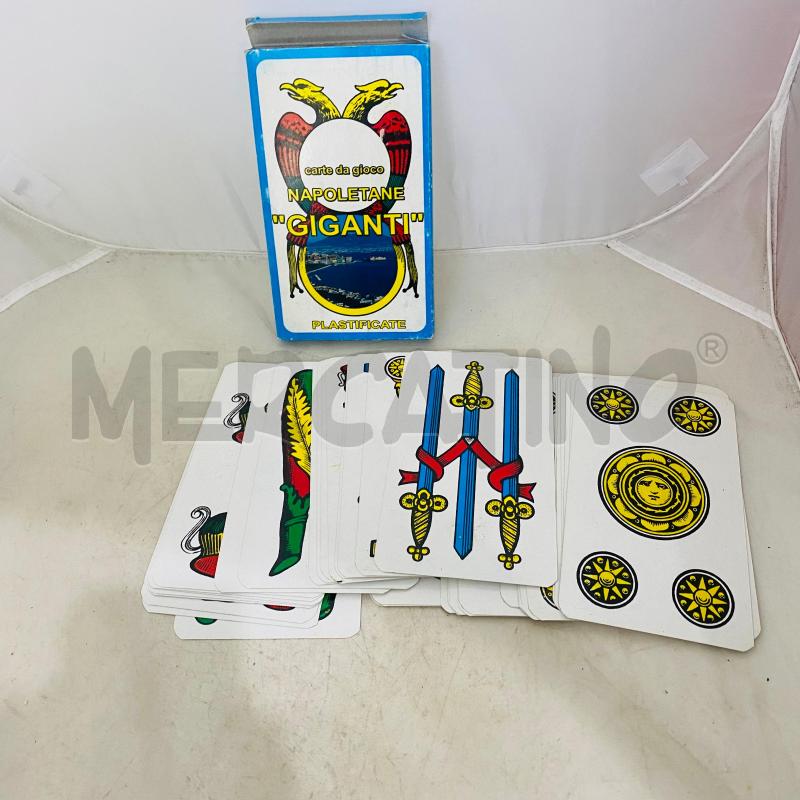 CARTE DA GIOCO NAPOLETANE GIGANTI | Mercatino dell'Usato Lago patria - giugliano in c. 2