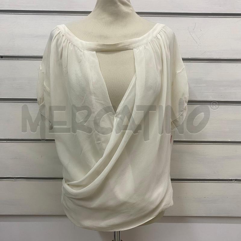 CASACCA DONNA DONDUP 100%SETA SCOLLO BARCA CON INCROCIO | Mercatino dell'Usato Lago patria - giugliano in c. 1