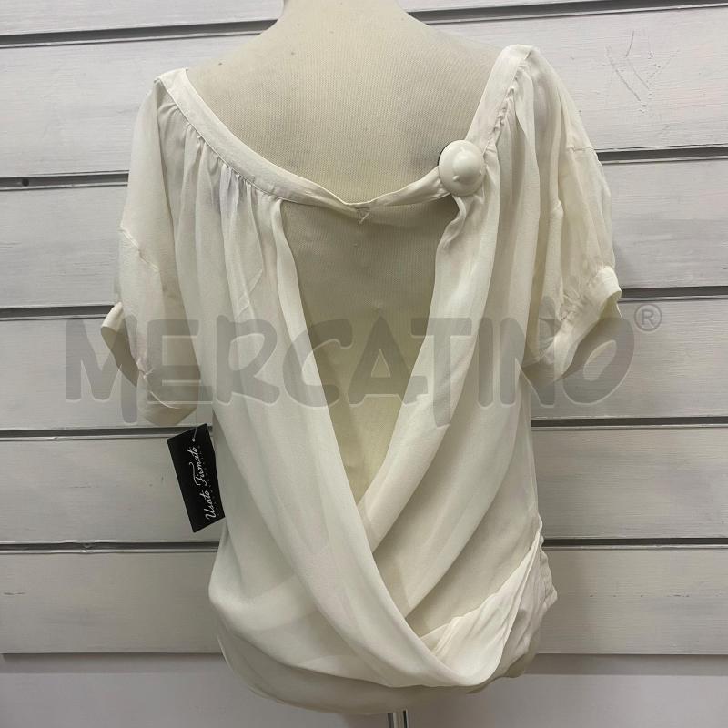 CASACCA DONNA DONDUP 100%SETA SCOLLO BARCA CON INCROCIO | Mercatino dell'Usato Lago patria - giugliano in c. 3