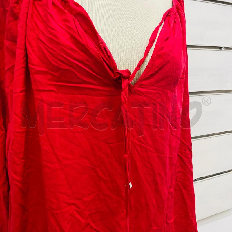 CASACCA DONNA ROSSA FIORELLA RUBINO LACCIO COLLO | Mercatino dell'Usato Lago patria - giugliano in c. 2