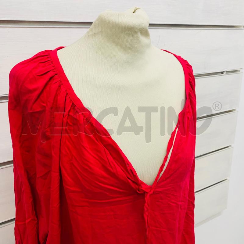 CASACCA DONNA ROSSA FIORELLA RUBINO LACCIO COLLO | Mercatino dell'Usato Lago patria - giugliano in c. 3