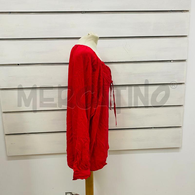 CASACCA DONNA ROSSA FIORELLA RUBINO LACCIO COLLO | Mercatino dell'Usato Lago patria - giugliano in c. 4