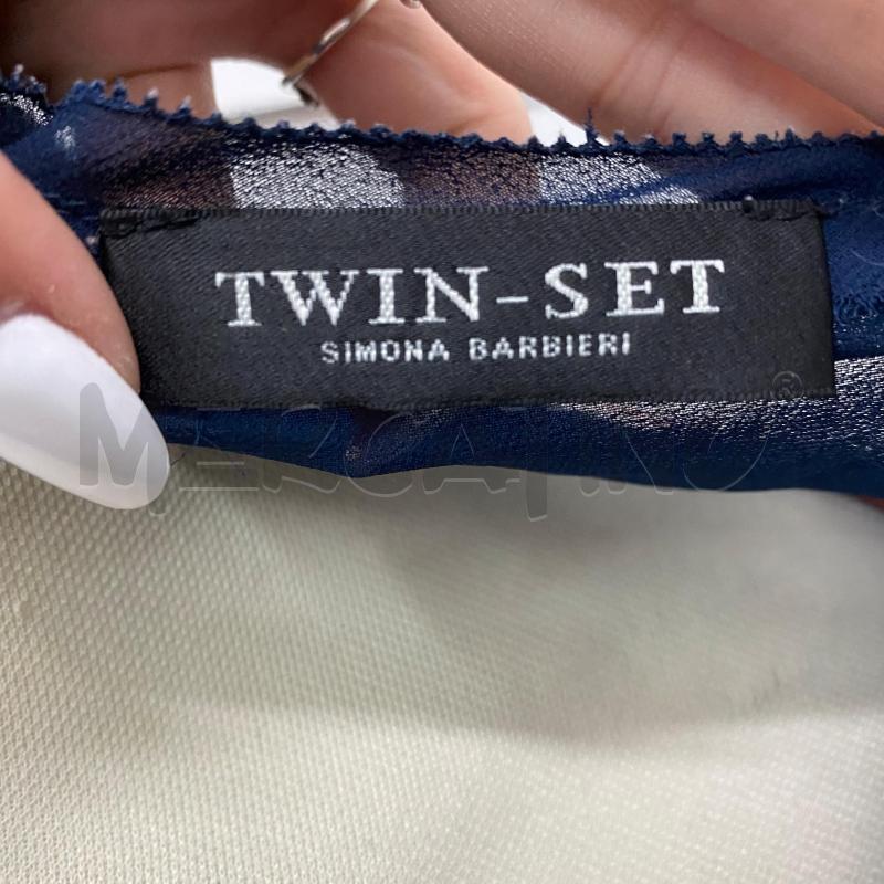 CASACCA DONNA TWIN-SET RIGA BLUY ROSA PANNA | Mercatino dell'Usato Lago patria - giugliano in c. 5