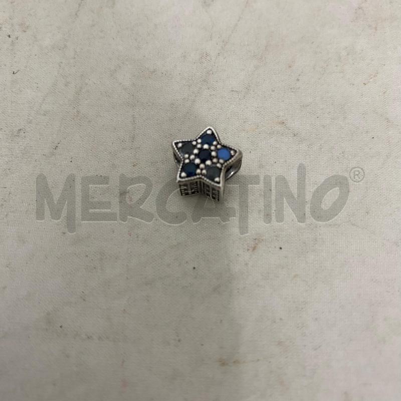 CHARM PANDORA STELLA PIETRE BLU  | Mercatino dell'Usato Lago patria - giugliano in c. 1