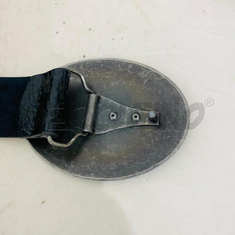 CINTURA DONNA COOPER NERA FIBBIA OVALE ANTICATA | Mercatino dell'Usato Lago patria - giugliano in c. 5
