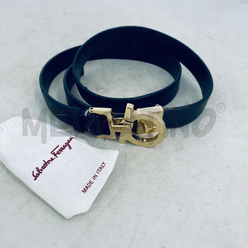 CINTURA DONNA SALVATORE FERRAGAMO NERA 232304  | Mercatino dell'Usato Lago patria - giugliano in c. 1