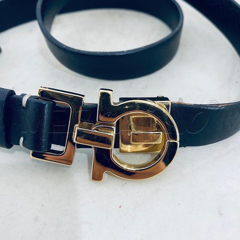 CINTURA DONNA SALVATORE FERRAGAMO NERA 232304  | Mercatino dell'Usato Lago patria - giugliano in c. 2