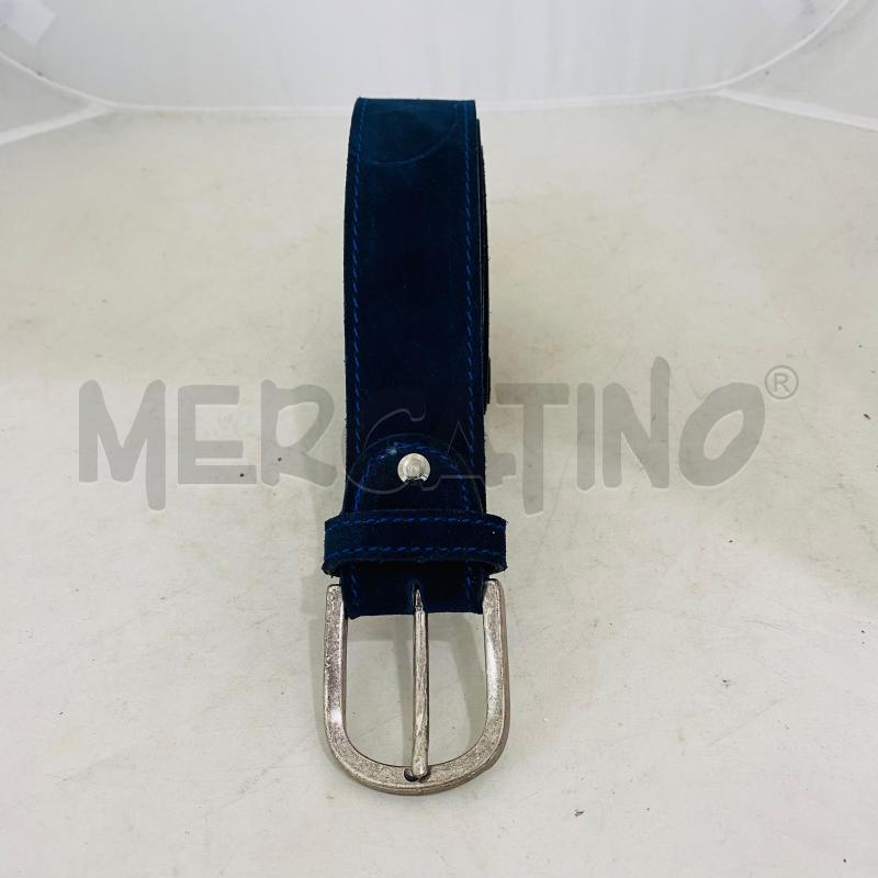 CINTURA UOMO BLU SCAMOSCIATA VERA PELLE | Mercatino dell'Usato Lago patria - giugliano in c. 2