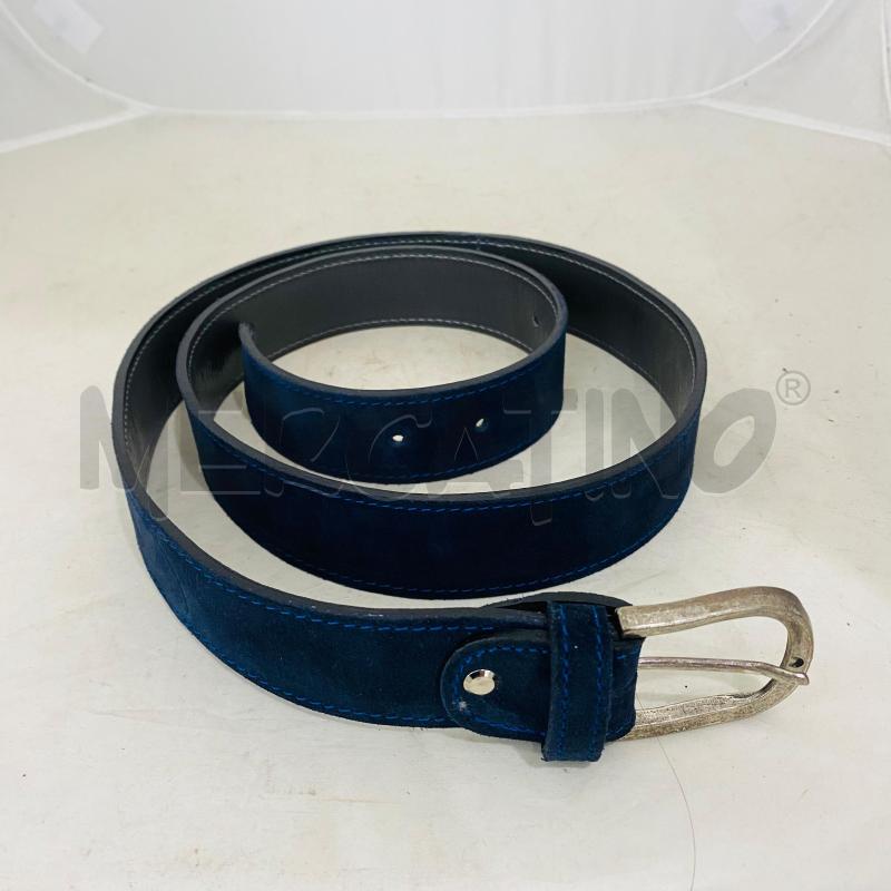 CINTURA UOMO BLU SCAMOSCIATA VERA PELLE | Mercatino dell'Usato Lago patria - giugliano in c. 4