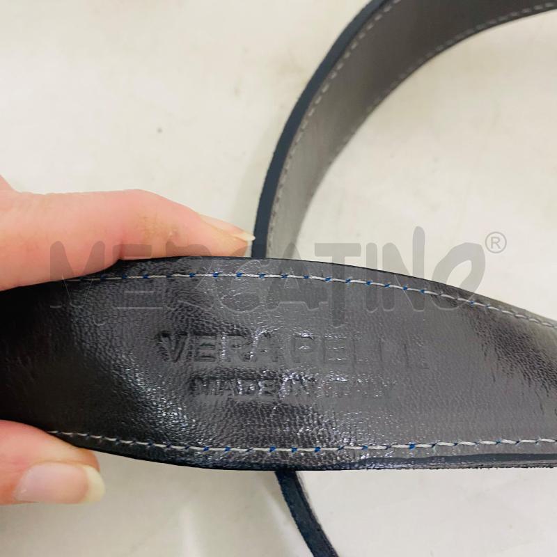 CINTURA UOMO BLU SCAMOSCIATA VERA PELLE | Mercatino dell'Usato Lago patria - giugliano in c. 5