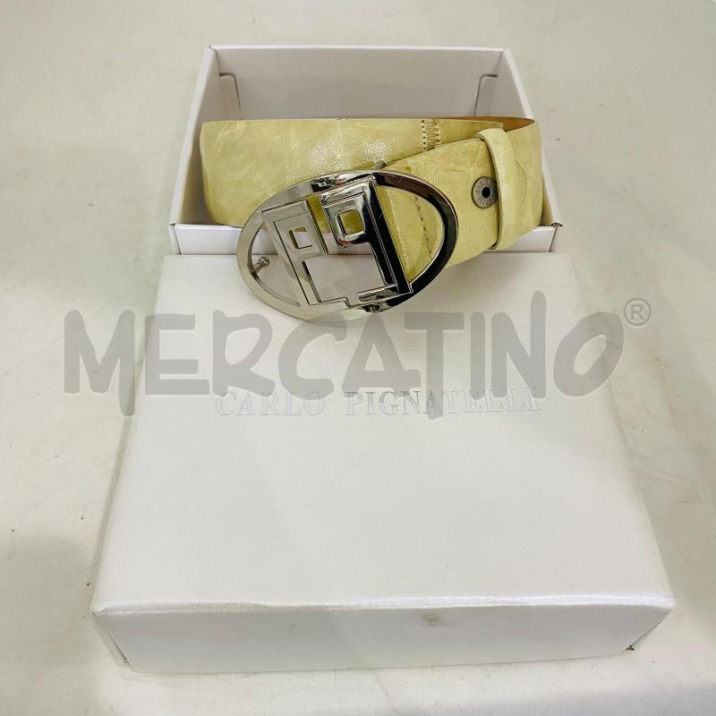 CINTURA UOMO CARLO PIGNATELLI BEIGE PELLE CM 120/135 | Mercatino dell'Usato Lago patria - giugliano in c. 3