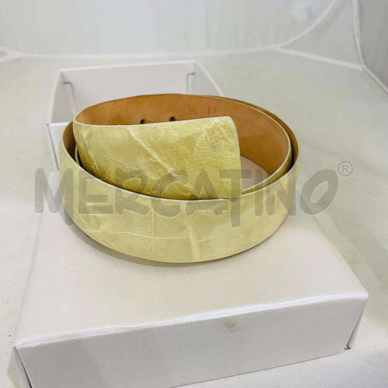 CINTURA UOMO CARLO PIGNATELLI BEIGE PELLE CM 120/135 | Mercatino dell'Usato Lago patria - giugliano in c. 4