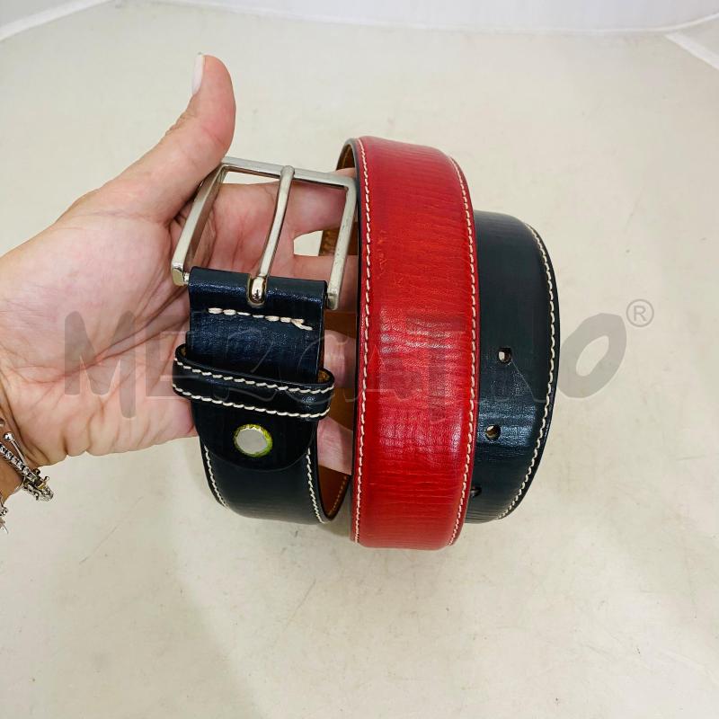 CINTURA UOMO HARMONT PELLE BLU ROSSA  | Mercatino dell'Usato Lago patria - giugliano in c. 3