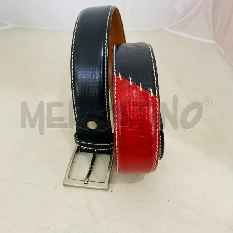 CINTURA UOMO HARMONT PELLE BLU ROSSA  | Mercatino dell'Usato Lago patria - giugliano in c. 5