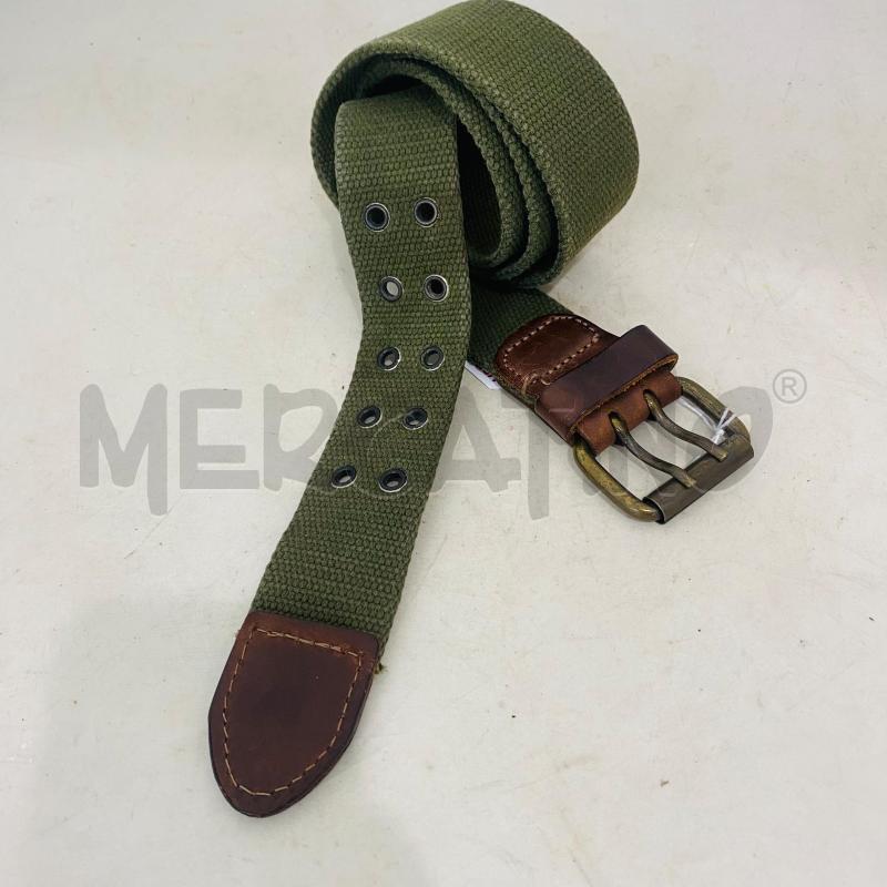 CINTURA UOMO TIMBERLAND CORDA VERDE PELLE MARRONE | Mercatino dell'Usato Lago patria - giugliano in c. 1
