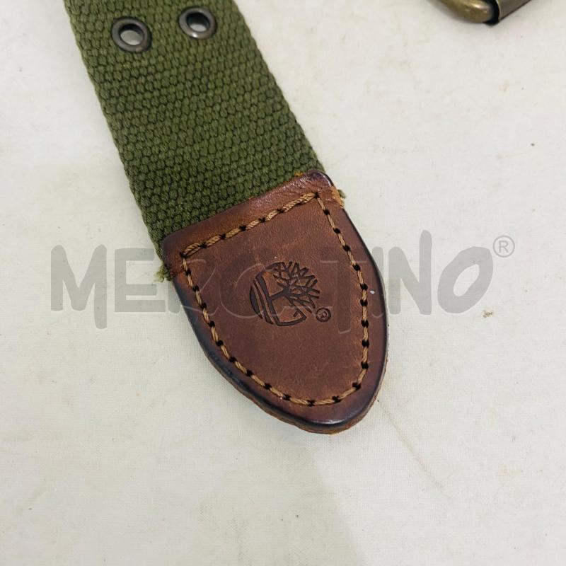 CINTURA UOMO TIMBERLAND CORDA VERDE PELLE MARRONE | Mercatino dell'Usato Lago patria - giugliano in c. 3