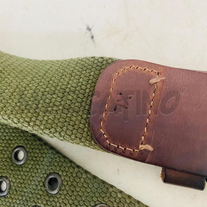 CINTURA UOMO TIMBERLAND CORDA VERDE PELLE MARRONE | Mercatino dell'Usato Lago patria - giugliano in c. 5