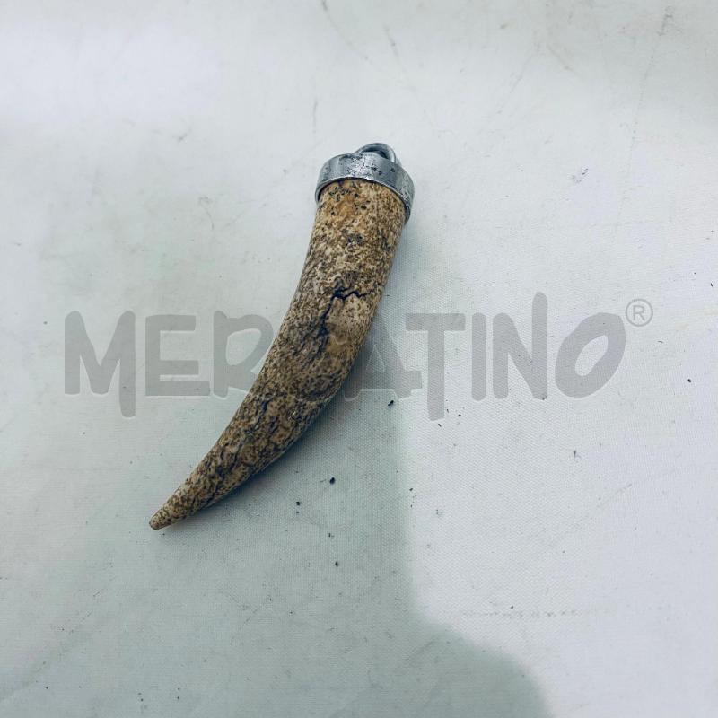 CIONDOLO CORNO RIFINITURA IN 925  | Mercatino dell'Usato Lago patria - giugliano in c. 5
