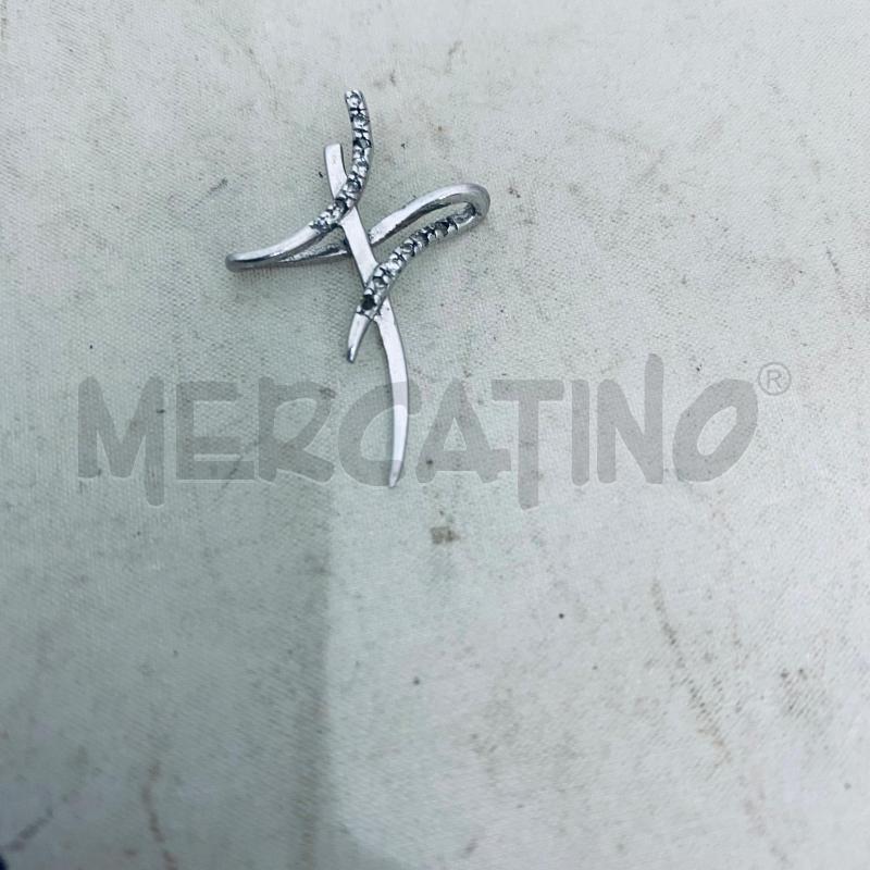 CIONDOLO CROCE 925 MANCA BRILLNTINO  | Mercatino dell'Usato Lago patria - giugliano in c. 2