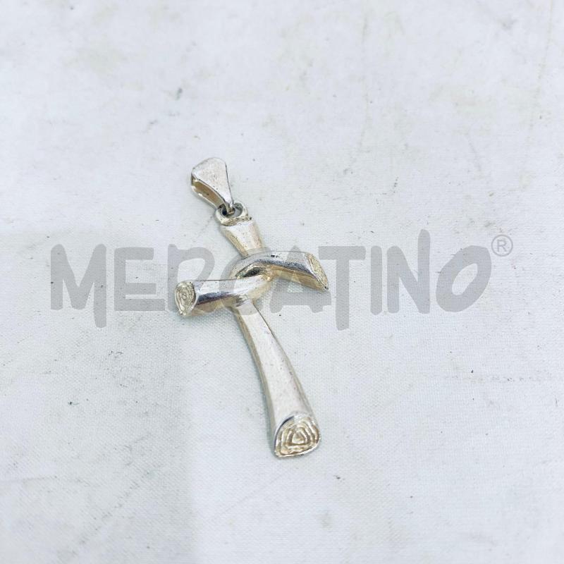 CIONDOLO CROCE ARG925 | Mercatino dell'Usato Lago patria - giugliano in c. 1