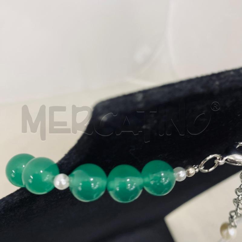 COLLANA AGATA CON PERLONA BIANCA | Mercatino dell'Usato Lago patria - giugliano in c. 5