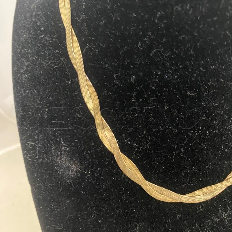 COLLANA GIROCOLLO DUE FILI INTRECCIATI | Mercatino dell'Usato Lago patria - giugliano in c. 2