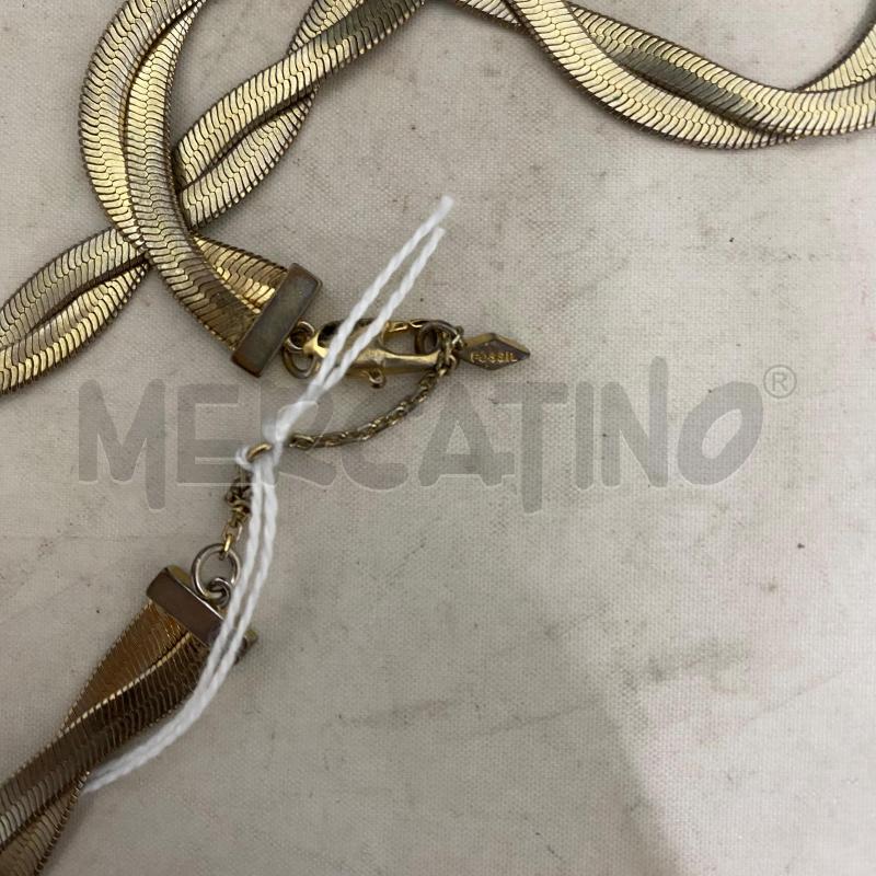 COLLANA GIROCOLLO DUE FILI INTRECCIATI | Mercatino dell'Usato Lago patria - giugliano in c. 4