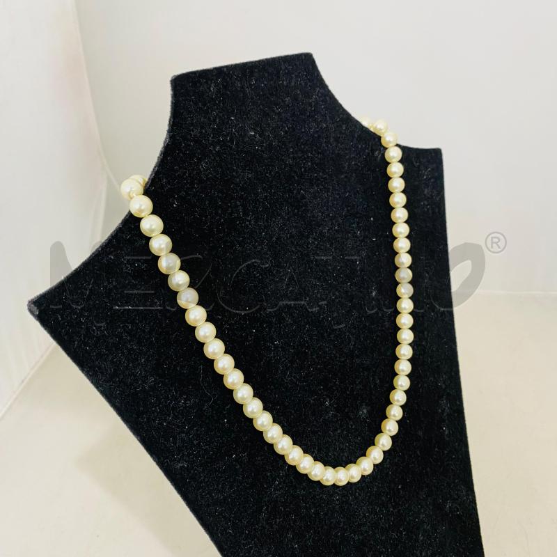 COLLANA GIROCOLLO PERLE CHIUSURA ARG 925 | Mercatino dell'Usato Lago patria - giugliano in c. 2