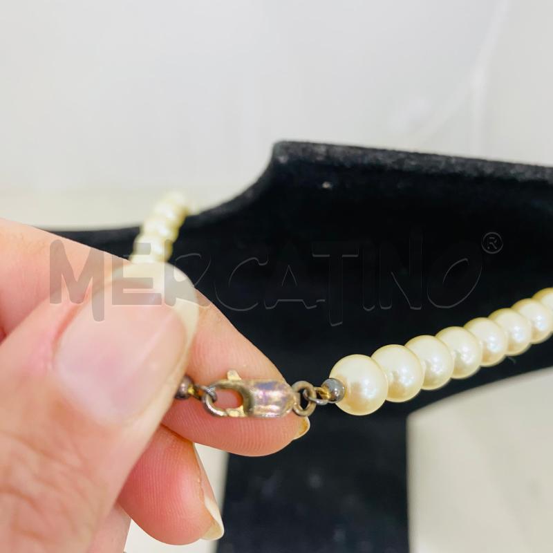 COLLANA GIROCOLLO PERLE CHIUSURA ARG 925 | Mercatino dell'Usato Lago patria - giugliano in c. 4