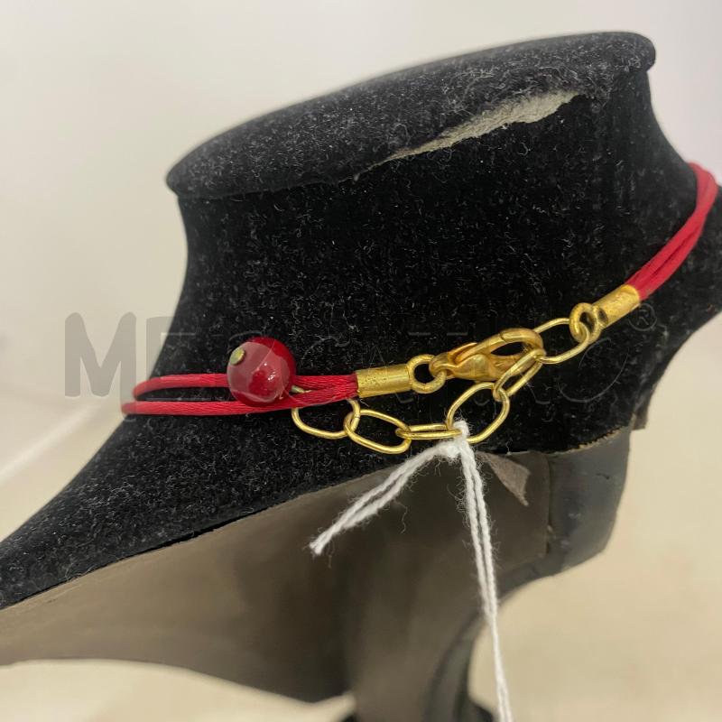 COLLANA MURRINA LACCIO ROSSO CON CIONDOLO FOGLIA | Mercatino dell'Usato Lago patria - giugliano in c. 4