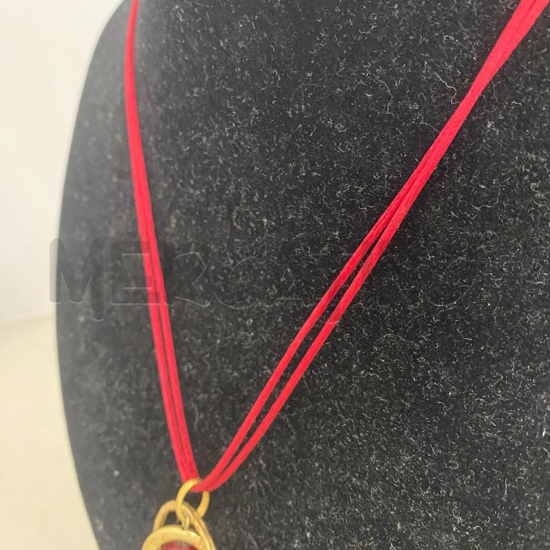 COLLANA MURRINA LACCIO ROSSO CON CIONDOLO FOGLIA | Mercatino dell'Usato Lago patria - giugliano in c. 5