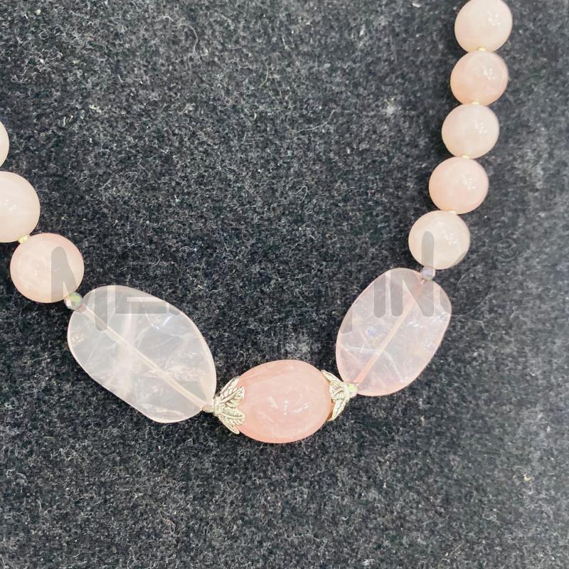 COLLANA QUARZO ROSA  | Mercatino dell'Usato Lago patria - giugliano in c. 2