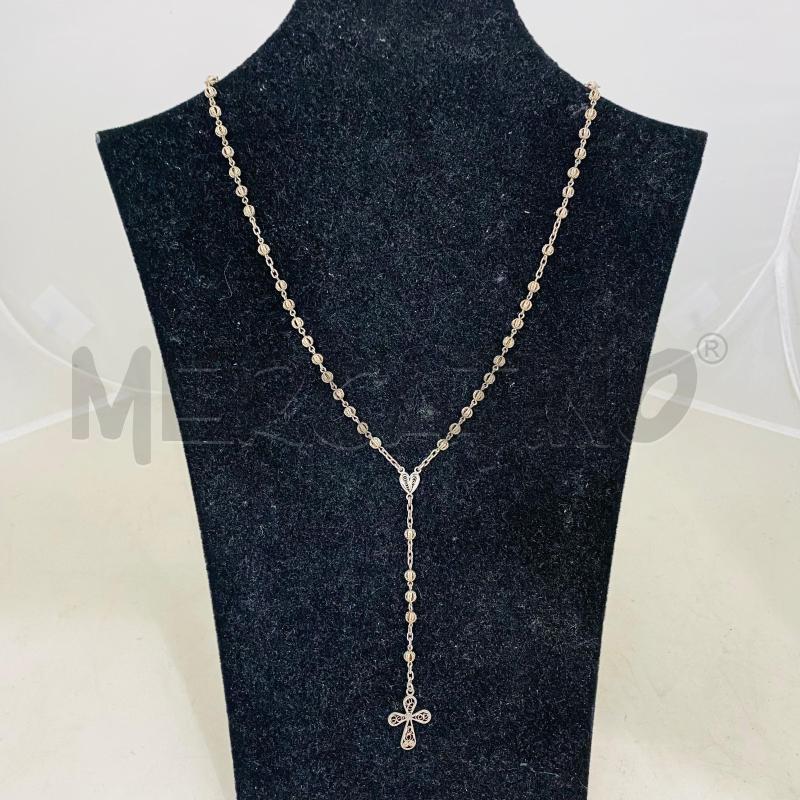 COLLANA ROSARIO ARG 925 INTARSIATA | Mercatino dell'Usato Lago patria - giugliano in c. 1