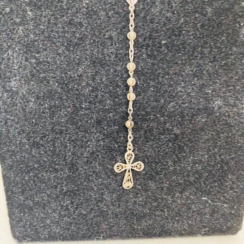 COLLANA ROSARIO ARG 925 INTARSIATA | Mercatino dell'Usato Lago patria - giugliano in c. 2